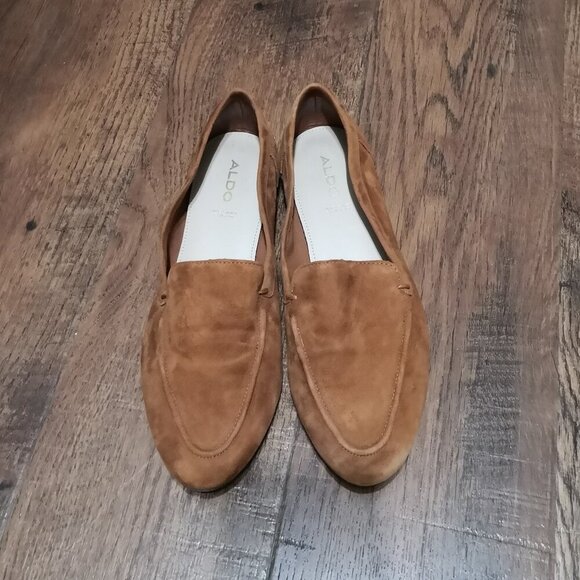 ALDO Women's Joeya Suede Slip-On Loafer Size 8 - Picture 1 of 7